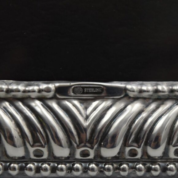 Sterling Silver Ornate Picture Frame 4x6 Arch - Picture 4 of 4